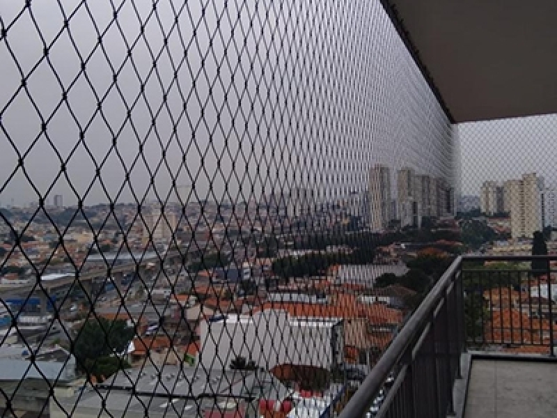 Comprar Rede de Proteção Preta Grande São Paulo - Rede de Proteção para Escada