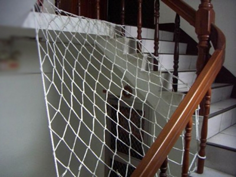 Rede Protetora Escada Casa Verde - Rede Protetora para Piscina