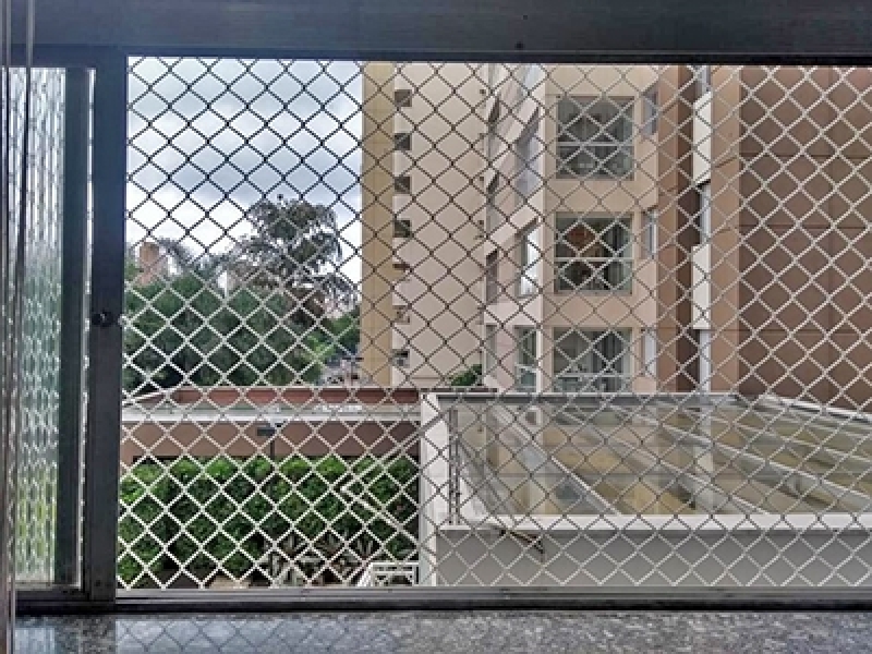Rede Protetora Janela Orçar Santa Cecília - Rede Protetora Escada