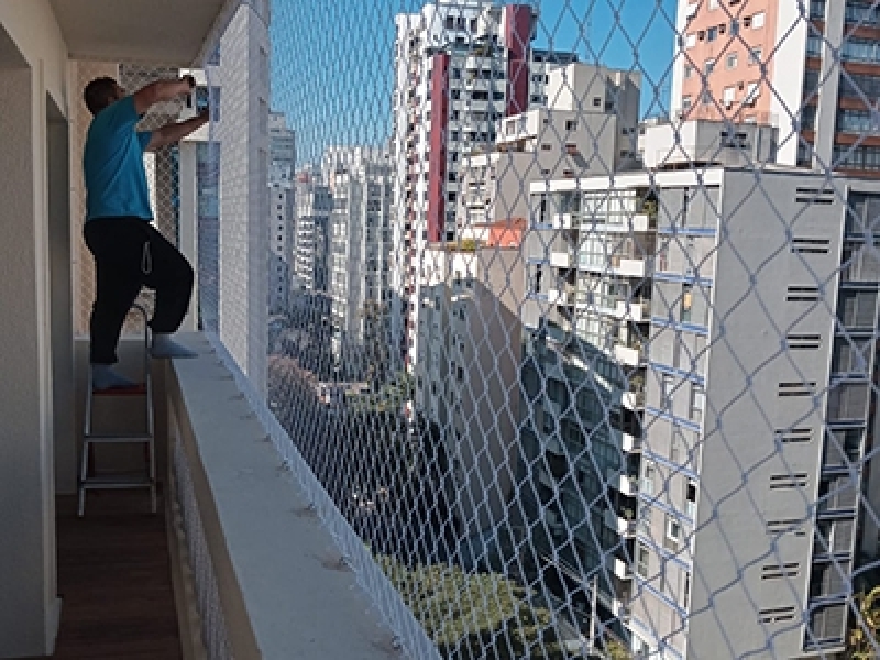 Tela de Proteção para Sacada de Apartamento Vila Olímpia - Tela de Proteção para Apartamento em Grande São Paulo