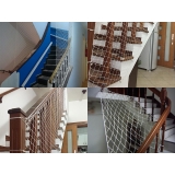 redes proteção escada Chácara ST Antônio